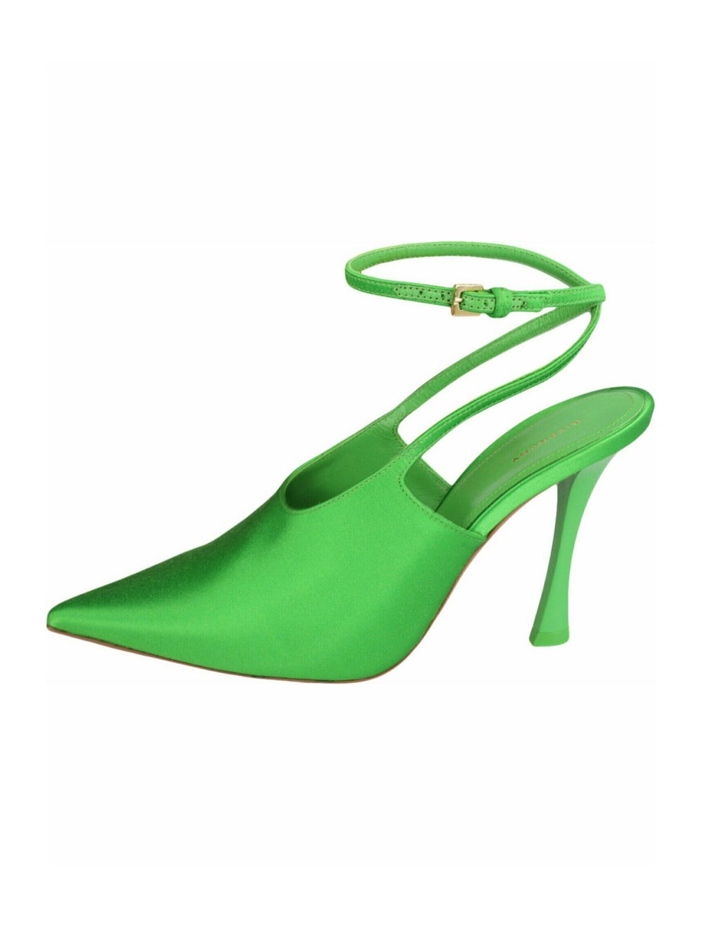 Givenchy Viscose Pumps Green Solid Pointed-Toes B… - image 1