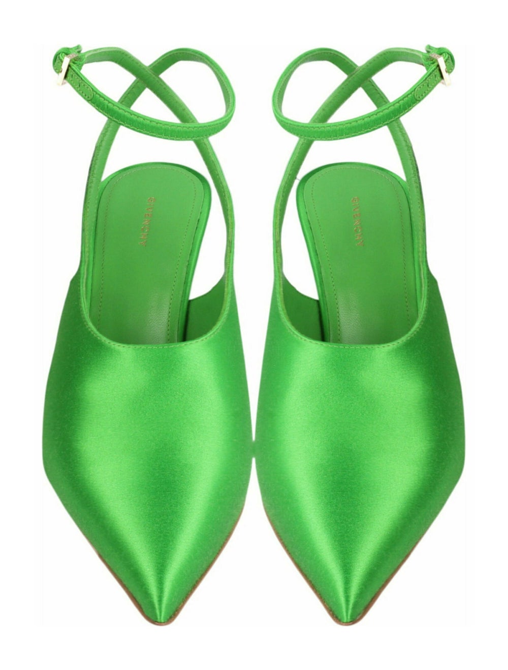 Givenchy Viscose Pumps Green Solid Pointed-Toes B… - image 3