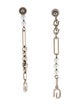 Givenchy Faux Pearl G-Link Drop Earrings