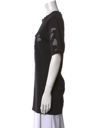 Givenchy Graphic Print Crew Neck T-Shirt