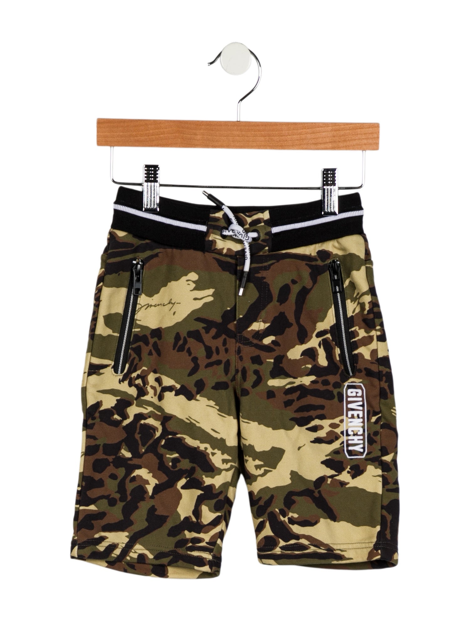 Givenchy Boys' Camouflage Jersey Shorts