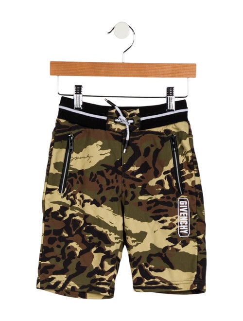 Givenchy Boys' Camouflage Jersey Shorts