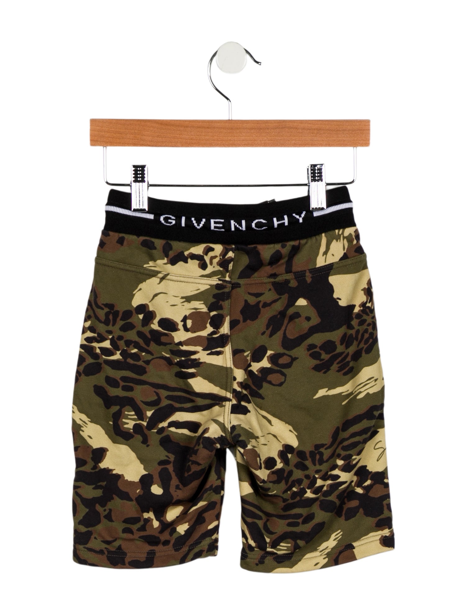 Givenchy Boys' Camouflage Jersey Shorts