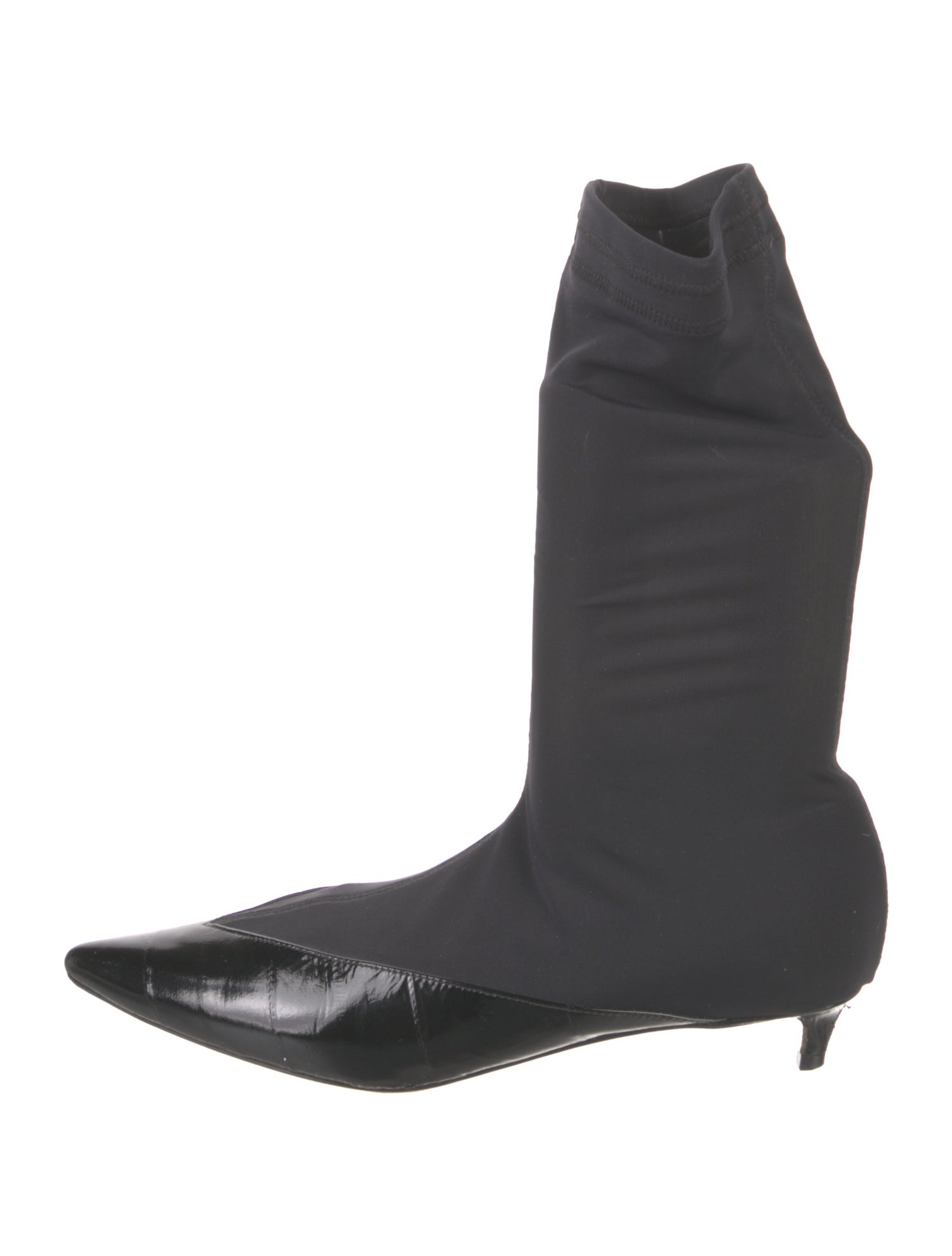 Givenchy Patent Leather Sock Boots
