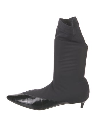 Givenchy Patent Leather Sock Boots