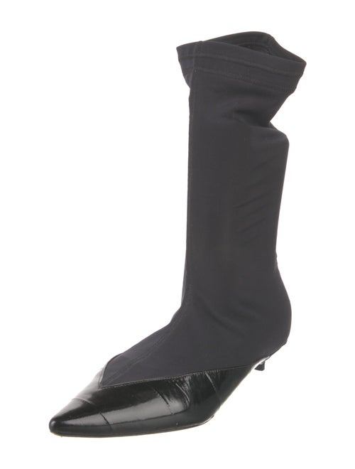 Givenchy Patent Leather Sock Boots