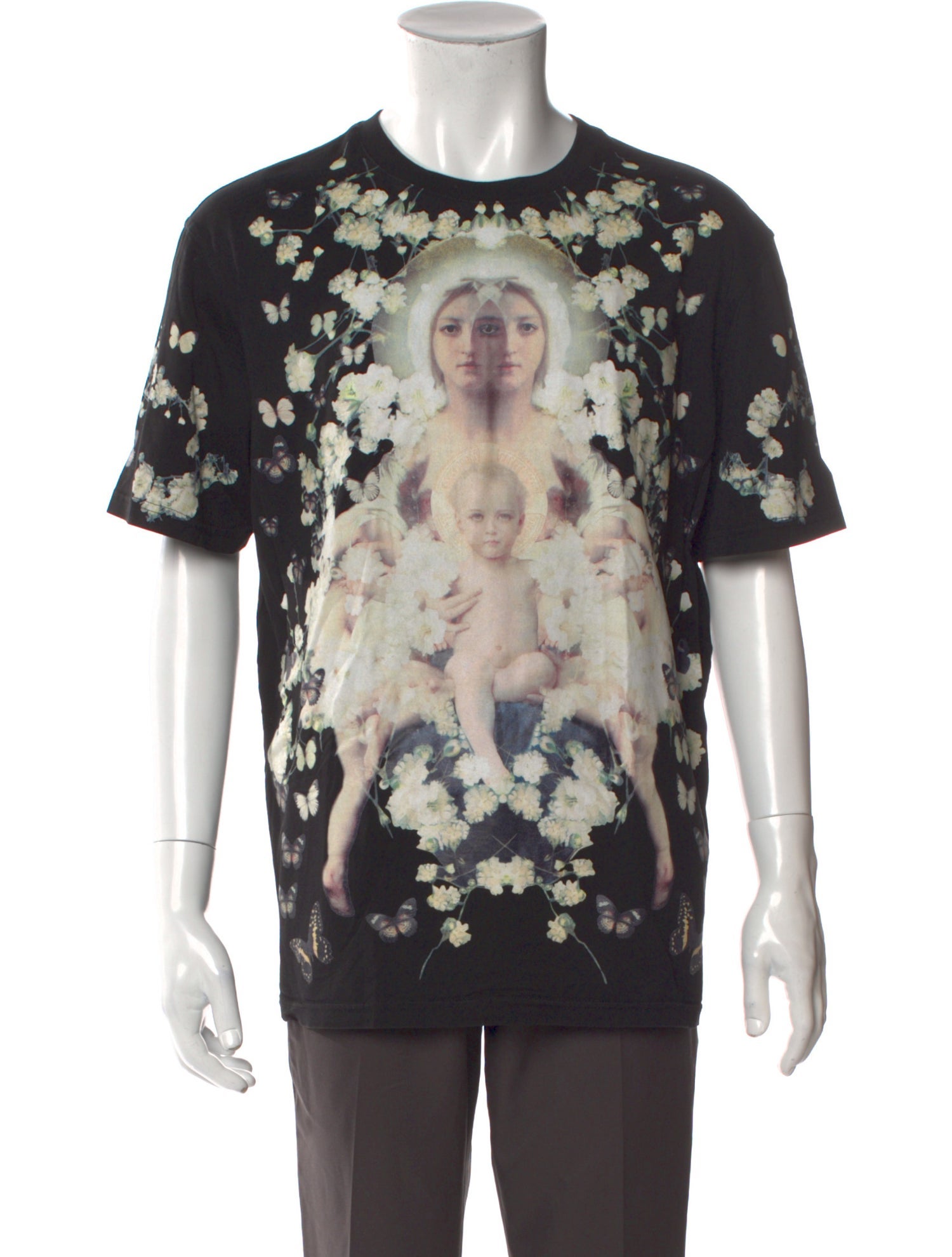 Givenchy Printed Crew Neck T-Shirt