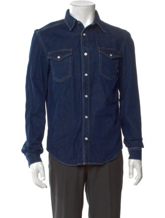 Givenchy Long Sleeve Denim Shirt