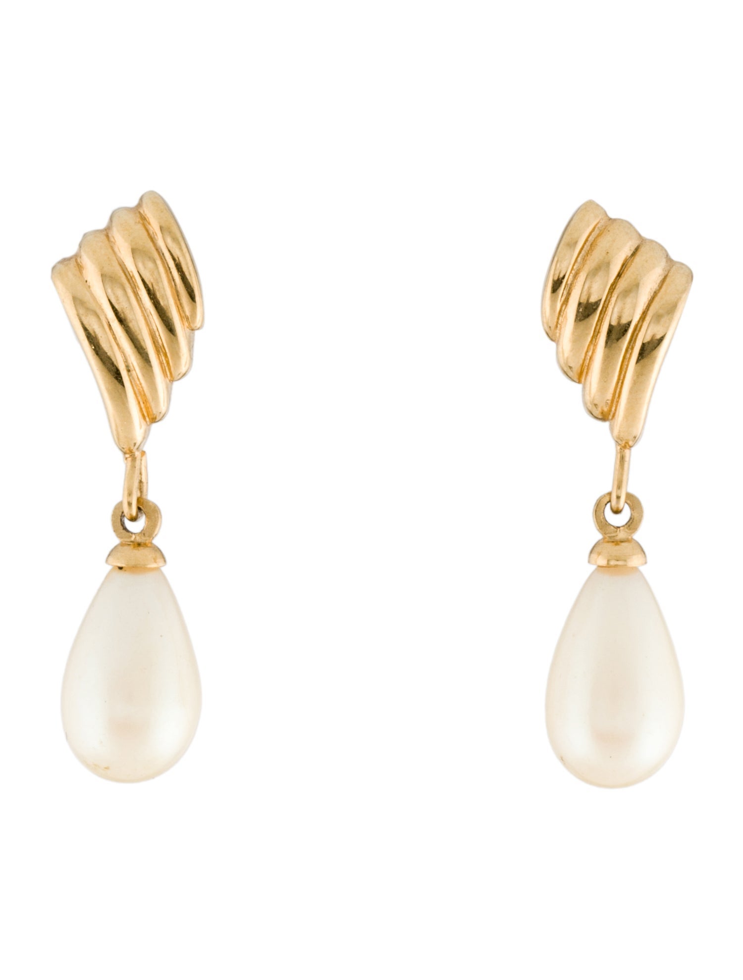 Givenchy Faux Pearl Drop Earrings