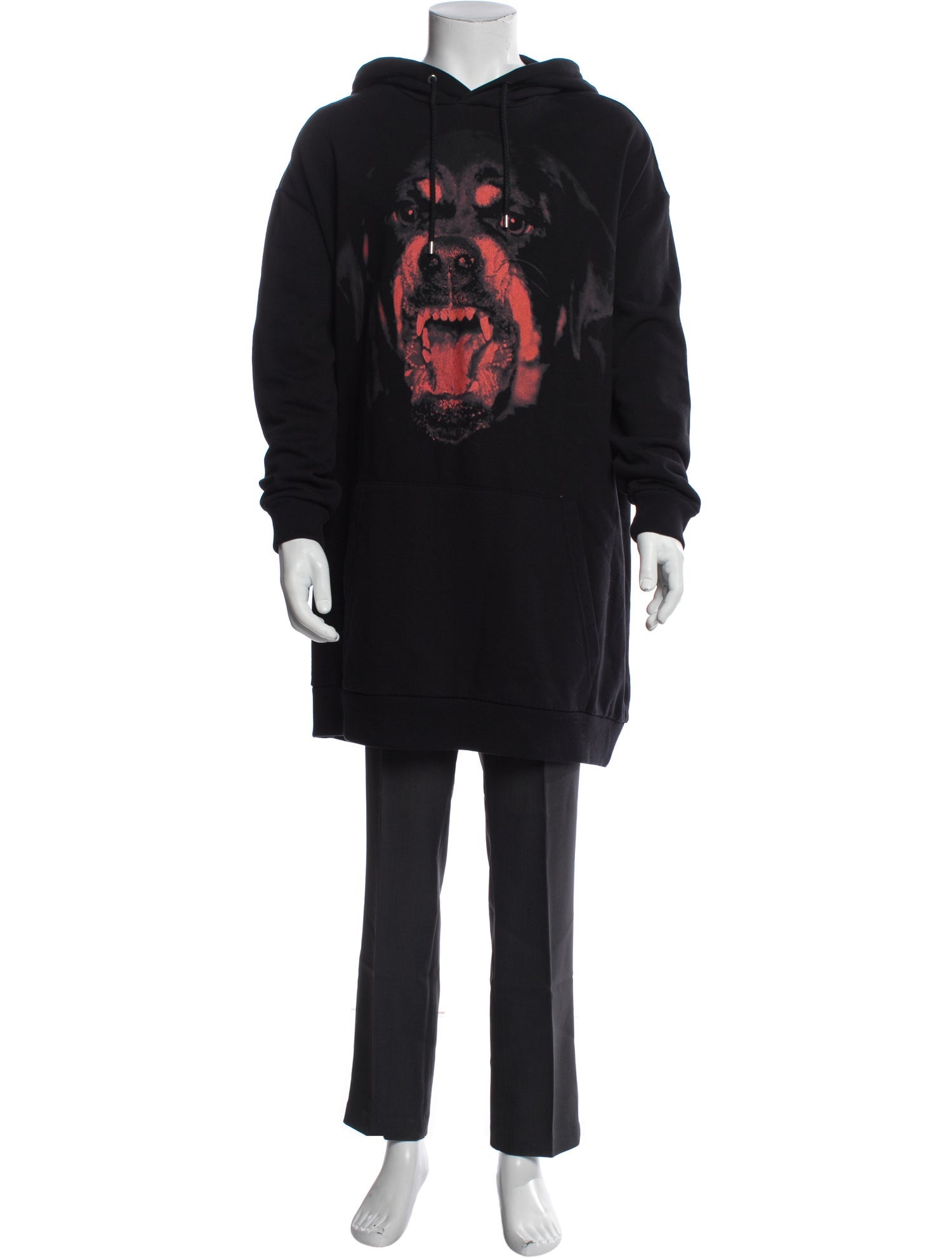 Givenchy Graphic Print Crew Neck Hoodie