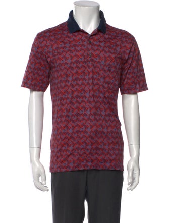 Givenchy Printed Collar Polo Shirt
