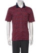 Givenchy Printed Collar Polo Shirt