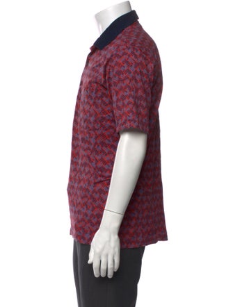 Givenchy Printed Collar Polo Shirt