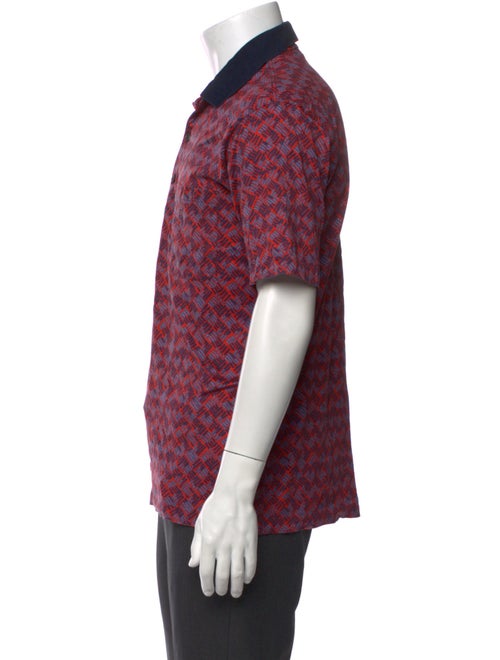 Givenchy Printed Collar Polo Shirt