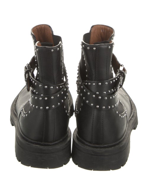Givenchy Leather Studded Accents Chelsea Boots
