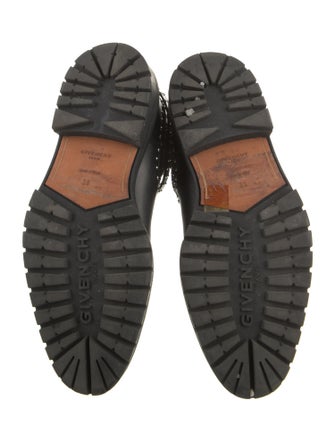 Givenchy Leather Studded Accents Chelsea Boots