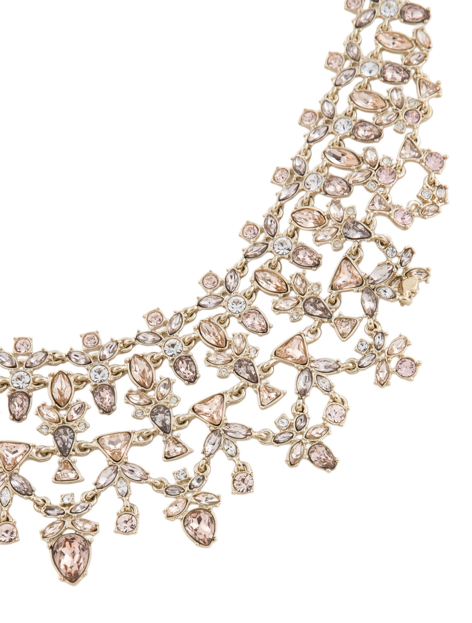 Givenchy Crystal Bib Collar Necklace