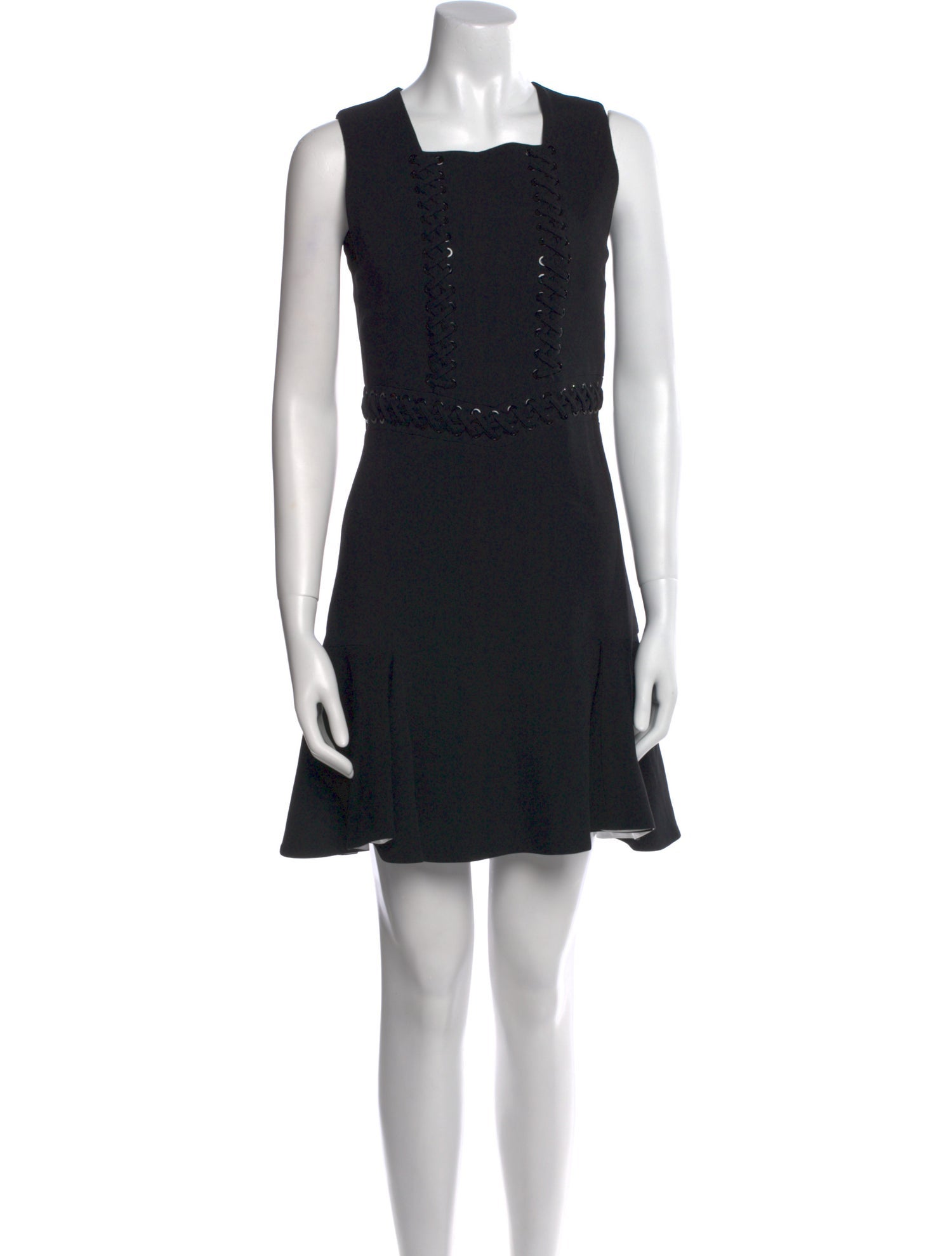 Givenchy Square Neckline Mini Dress