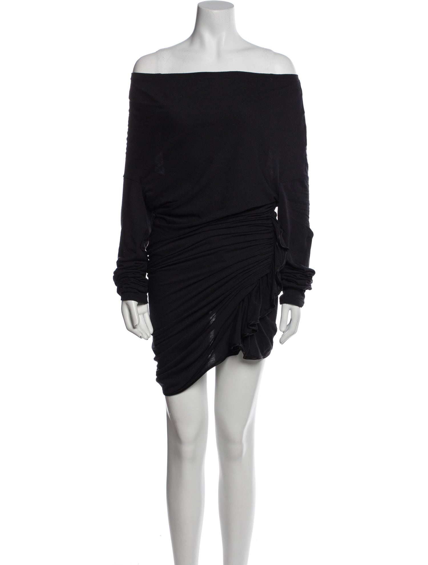 Givenchy Off-The-Shoulder Knee-Length Dress