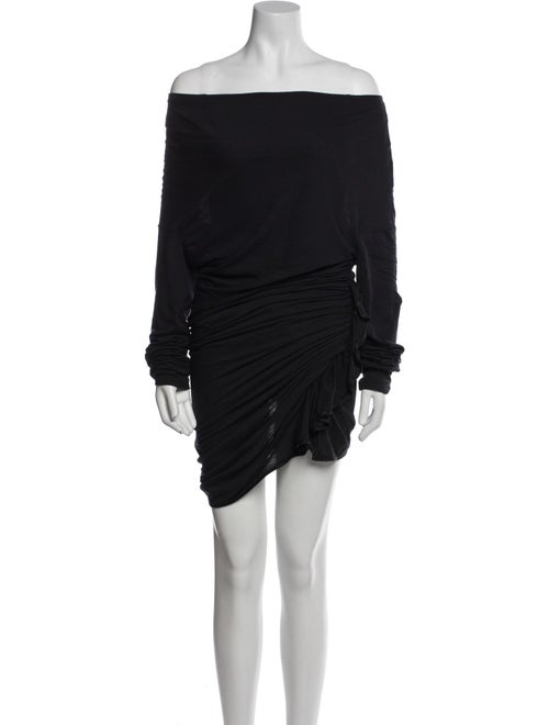 Givenchy Off-The-Shoulder Knee-Length Dress