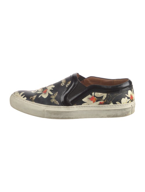 Givenchy Leather Floral Print Sneakers
