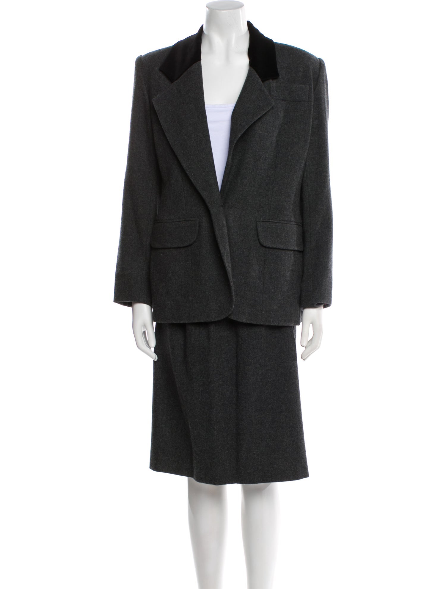 Givenchy Wool Skirt Suit