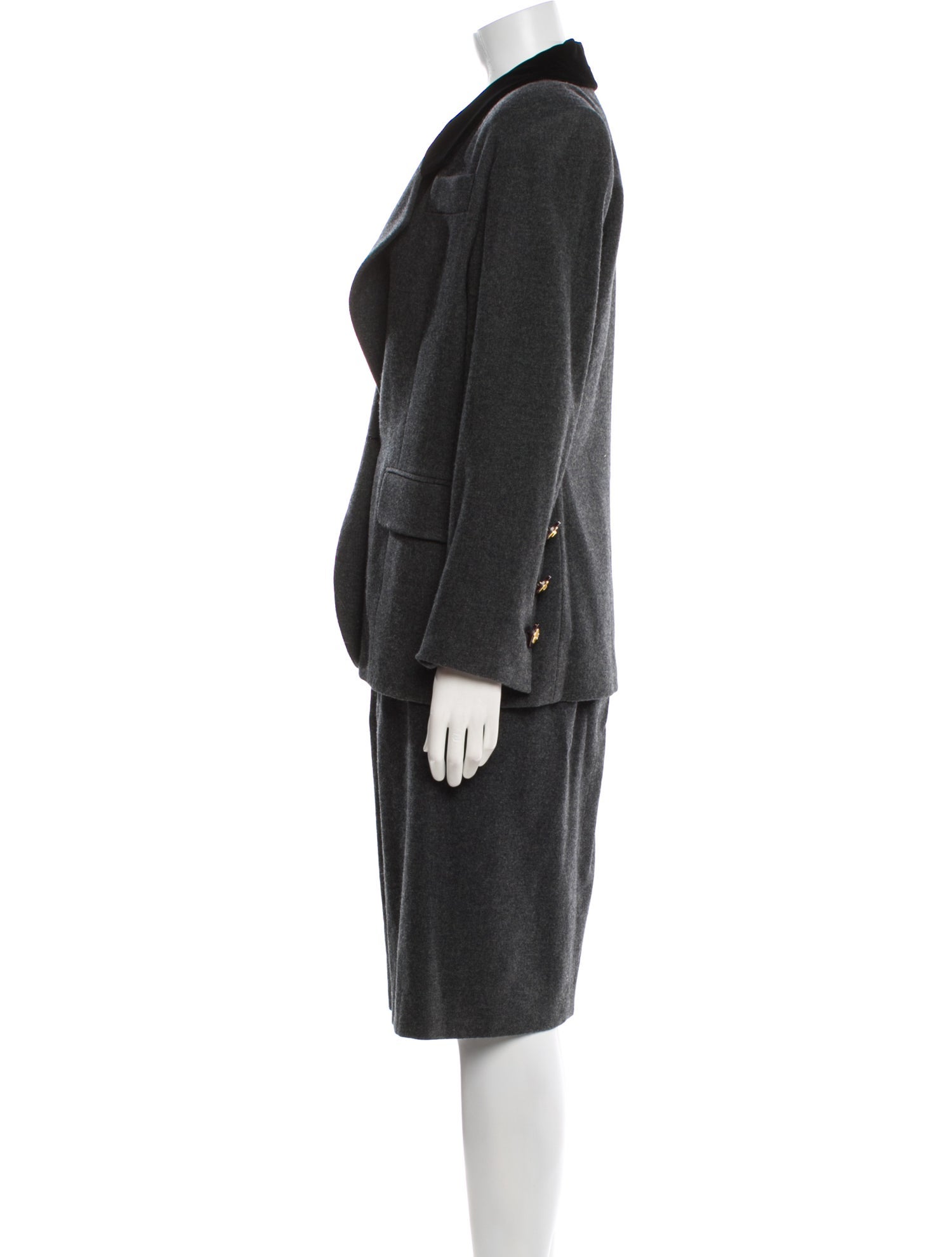 Givenchy Wool Skirt Suit
