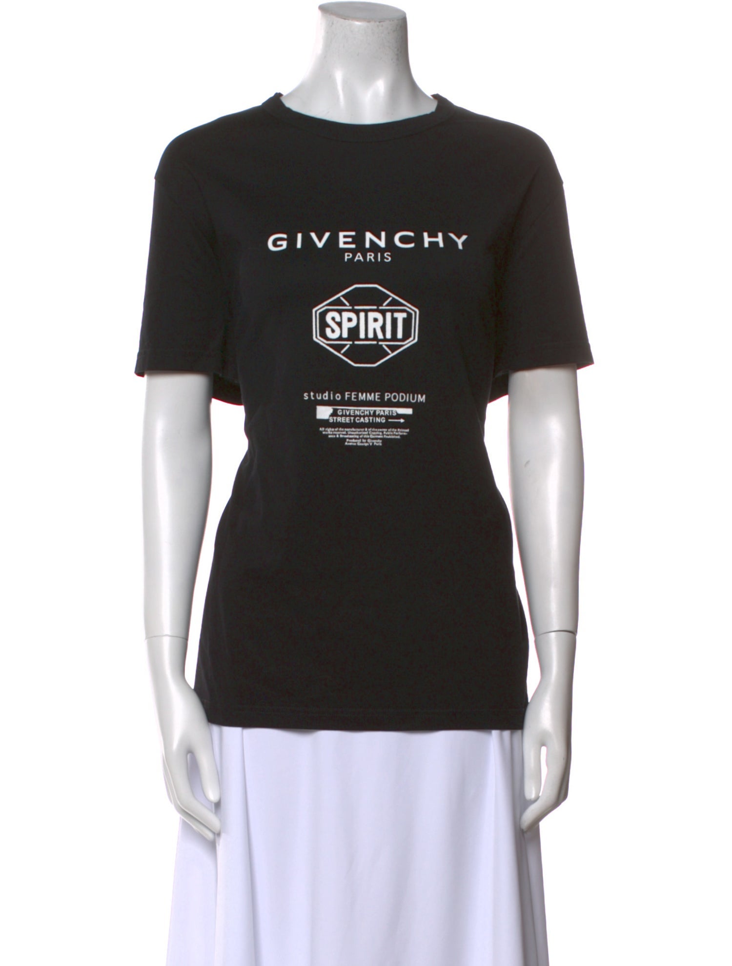 Givenchy Graphic Print Crew Neck T-Shirt
