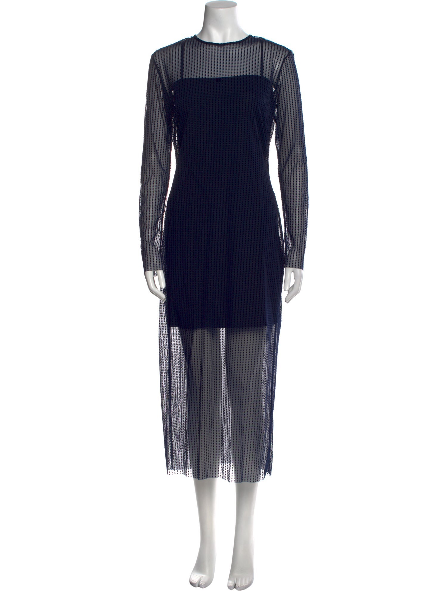 Givenchy Crew Neck Long Dress