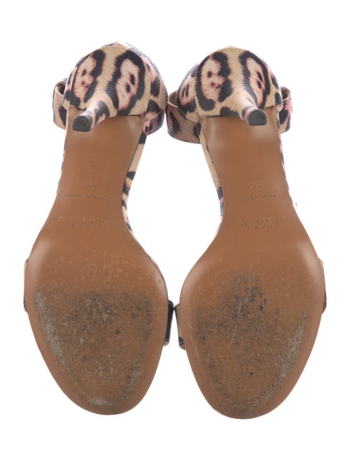 Givenchy Leather Animal Print Sandals