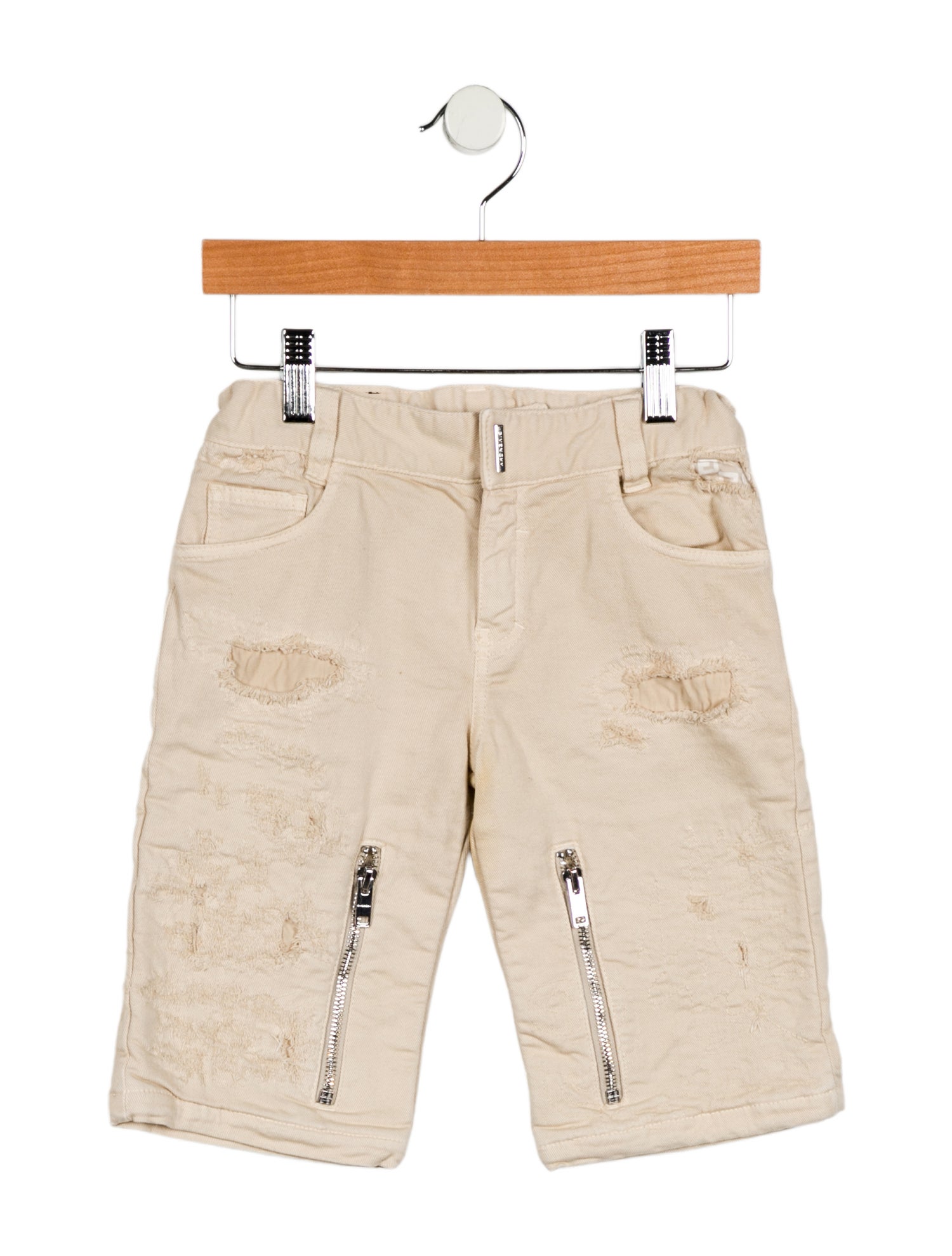 Givenchy Girls' Distressed Cargo Pants