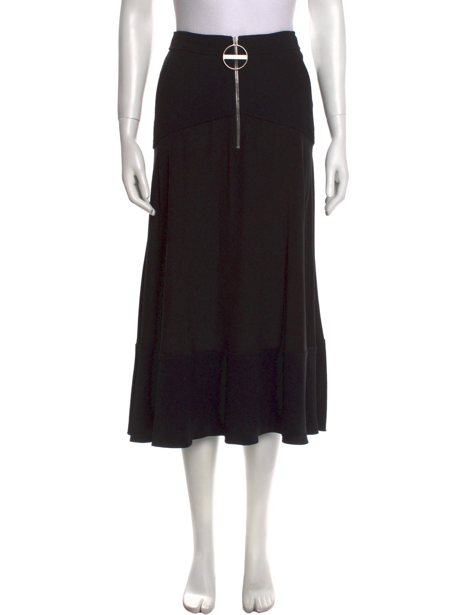 Givenchy Silk Midi Length Skirt