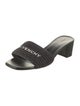 Givenchy Leather Graphic Print Slides