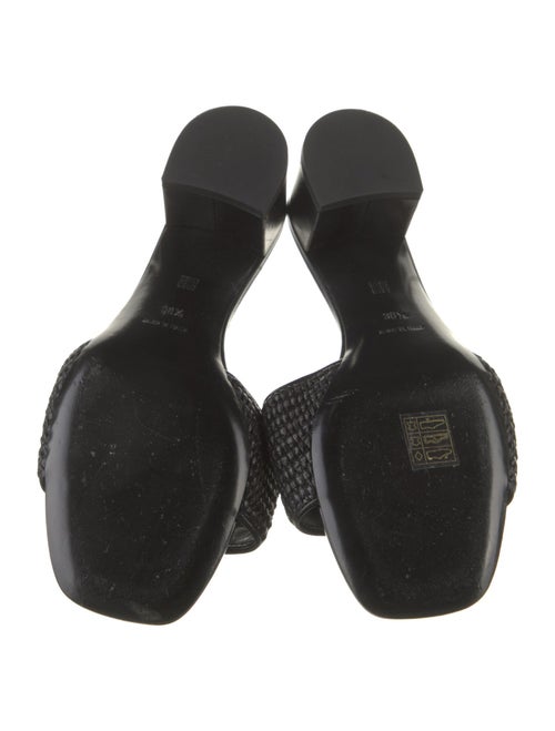 Givenchy Leather Graphic Print Slides