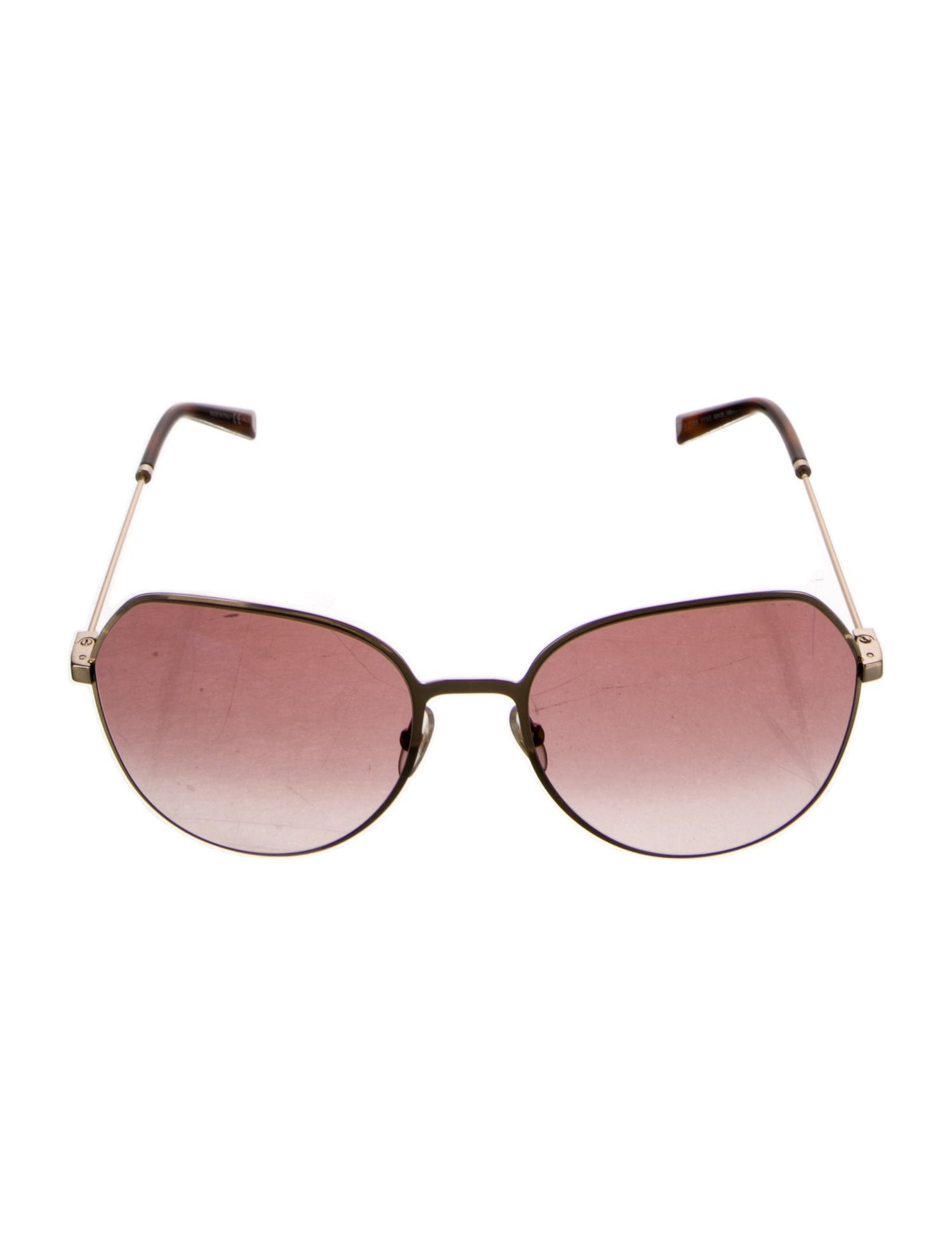 Givenchy Round Mirrored Sunglasses