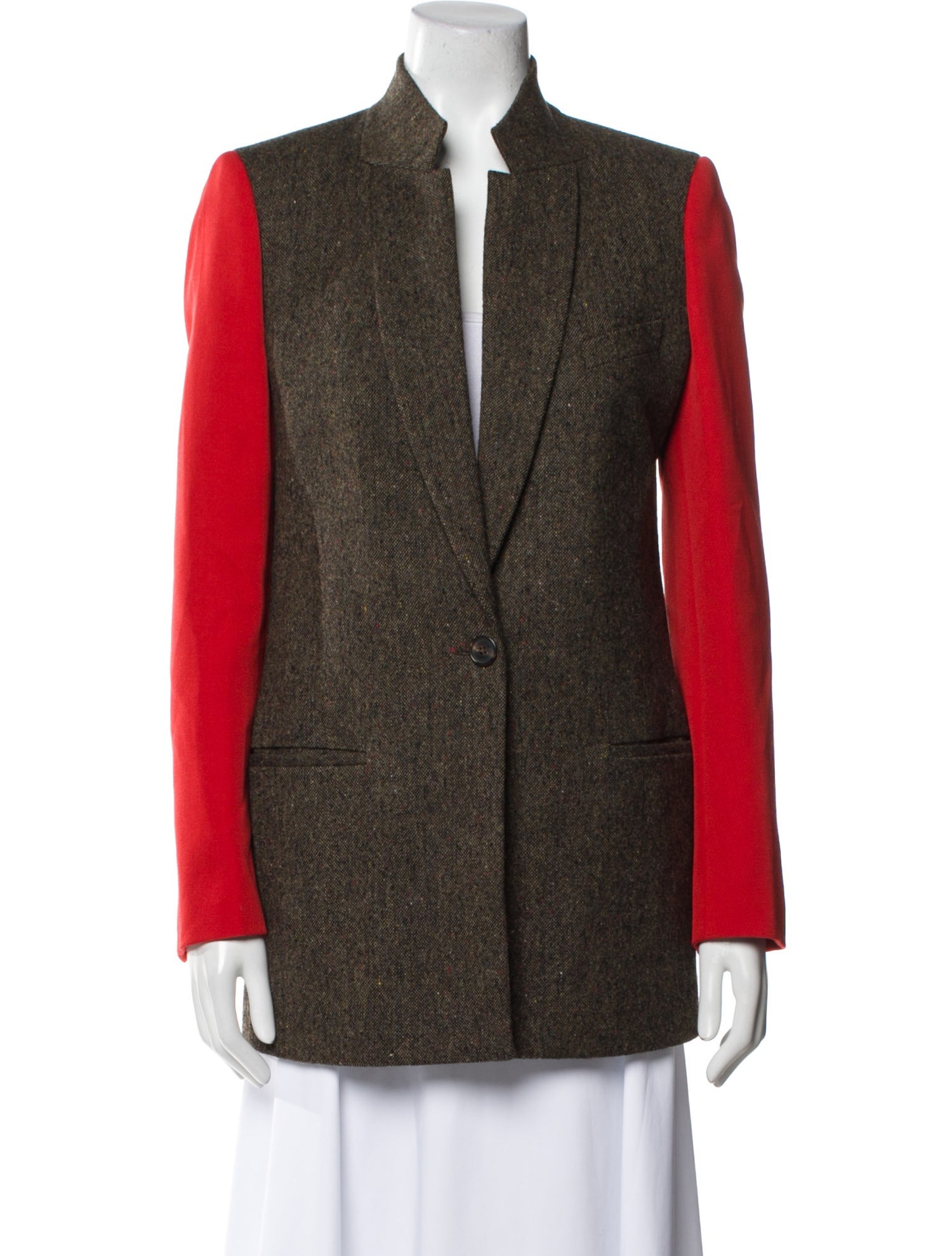 Givenchy Colorblock Pattern Coat