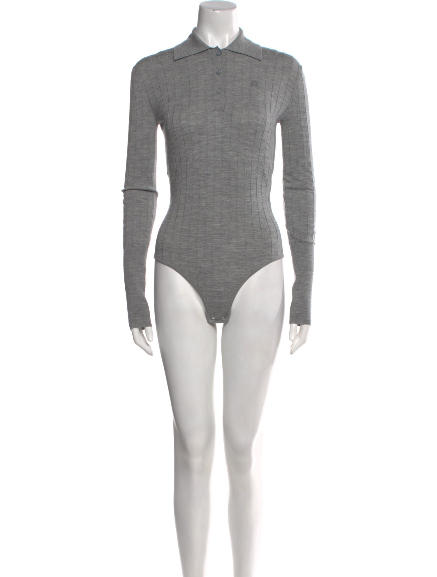 Givenchy Wool Long Sleeve Bodysuit w/ Tags