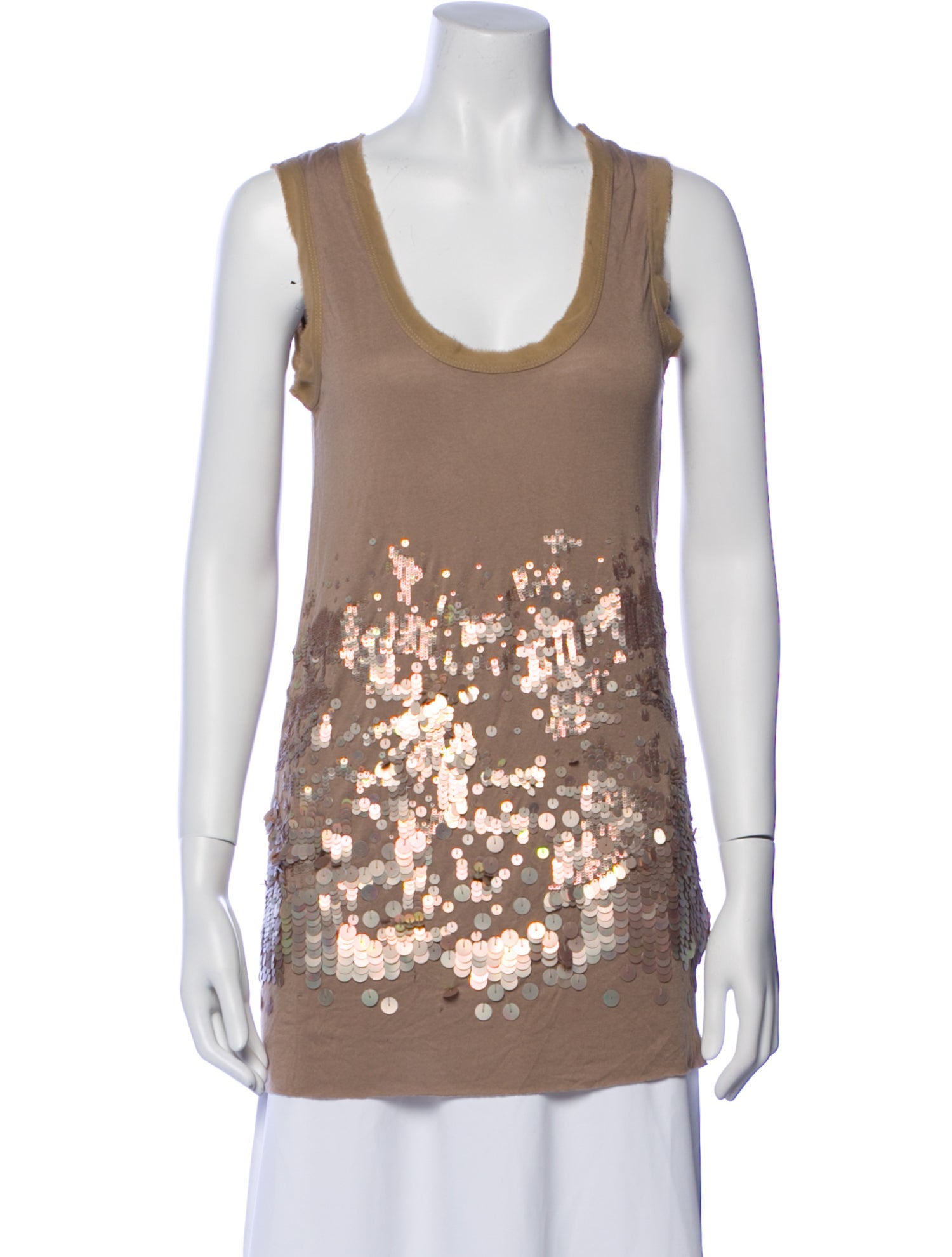 Givenchy Scoop Neck Sleeveless Top