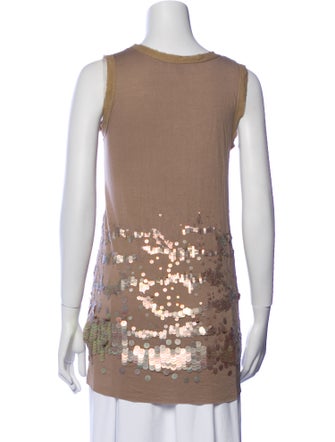 Givenchy Scoop Neck Sleeveless Top