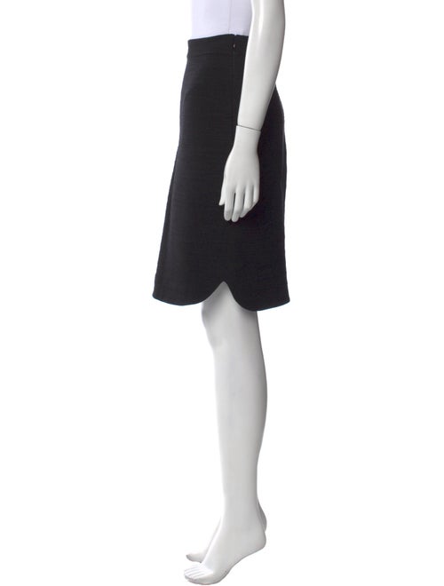 Givenchy Braided Accents Knee-Length Skirt