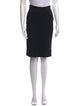 Givenchy Wool Knee-Length Skirt