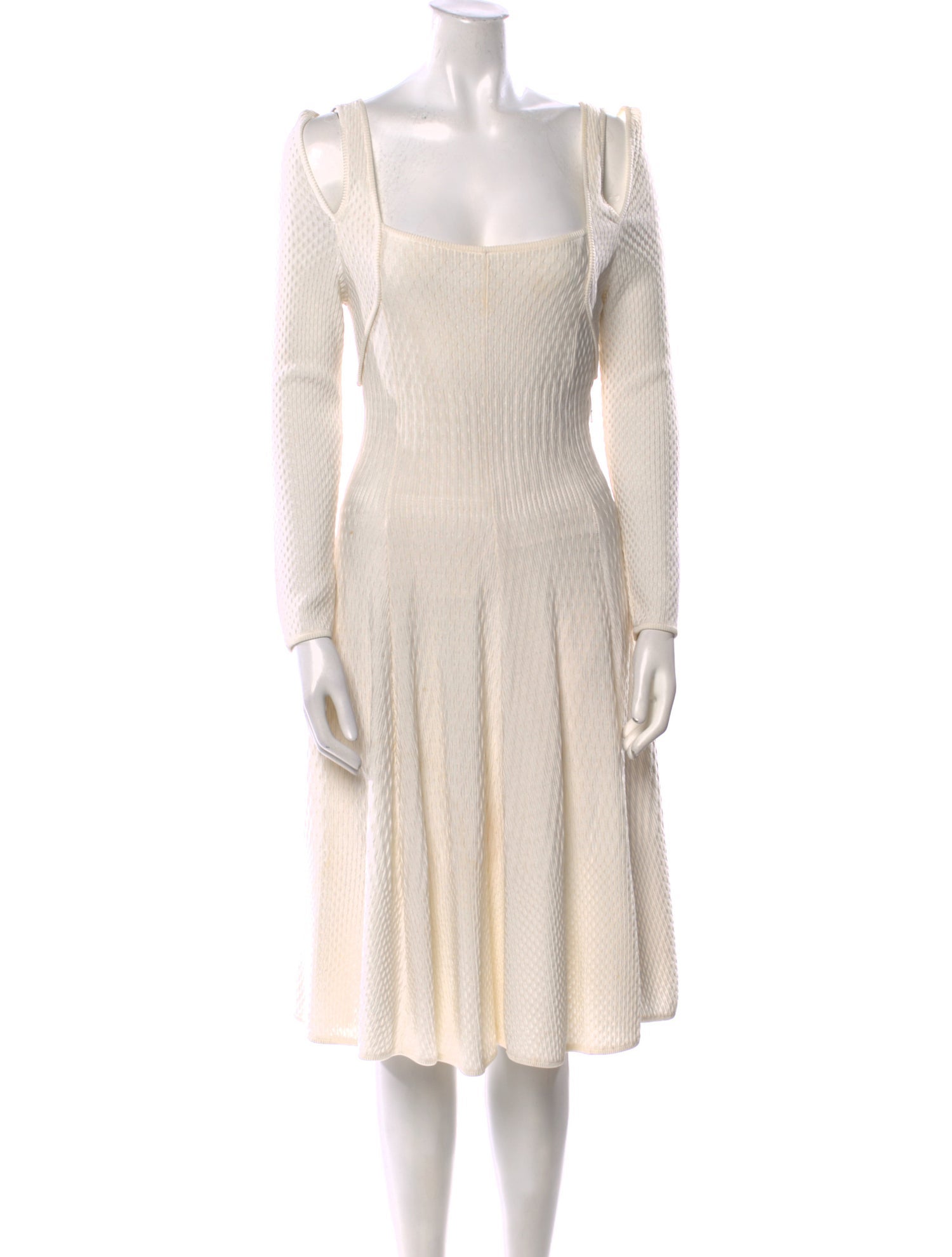 Givenchy Square Neckline Midi Length Dress