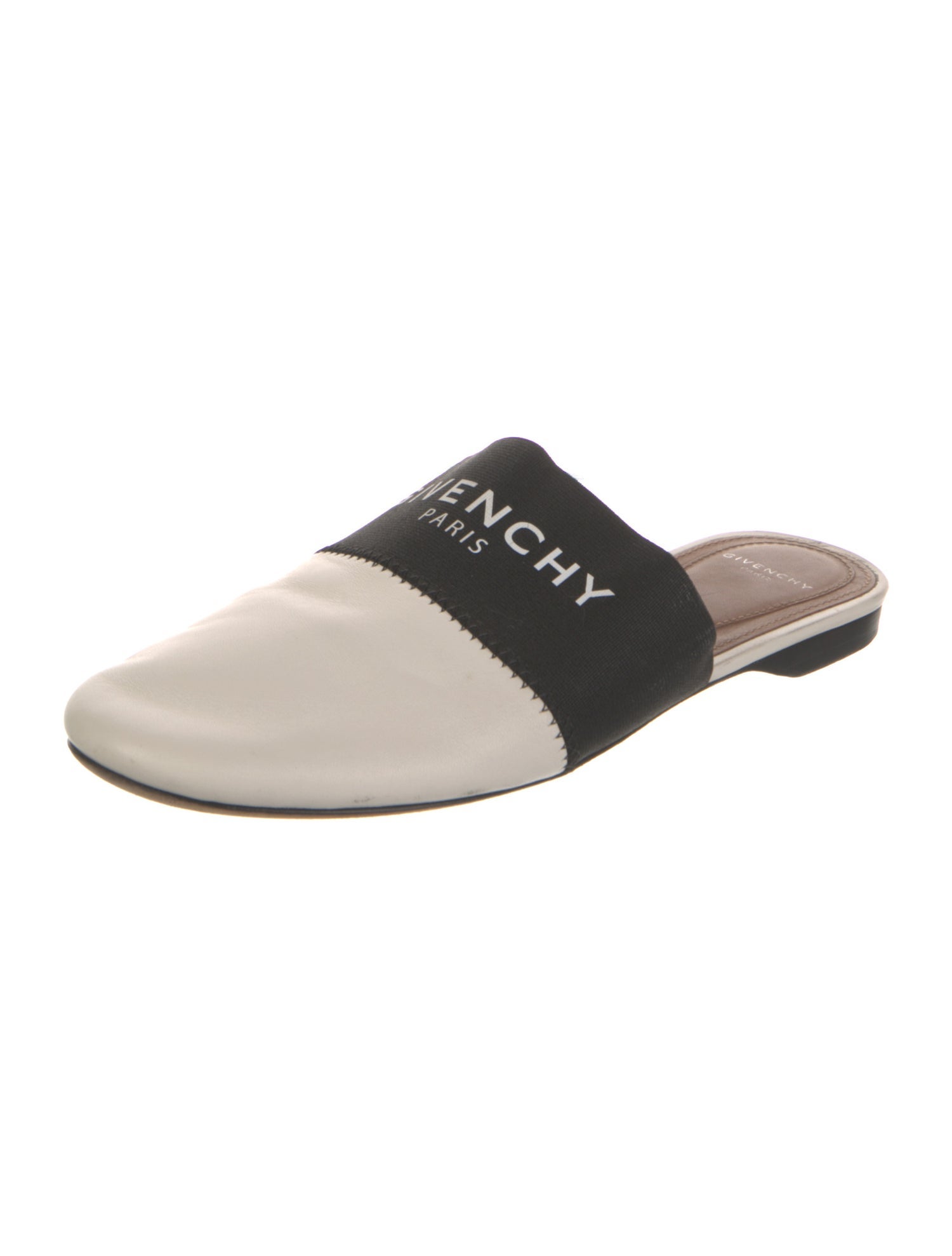 Givenchy Leather Colorblock Pattern Mules