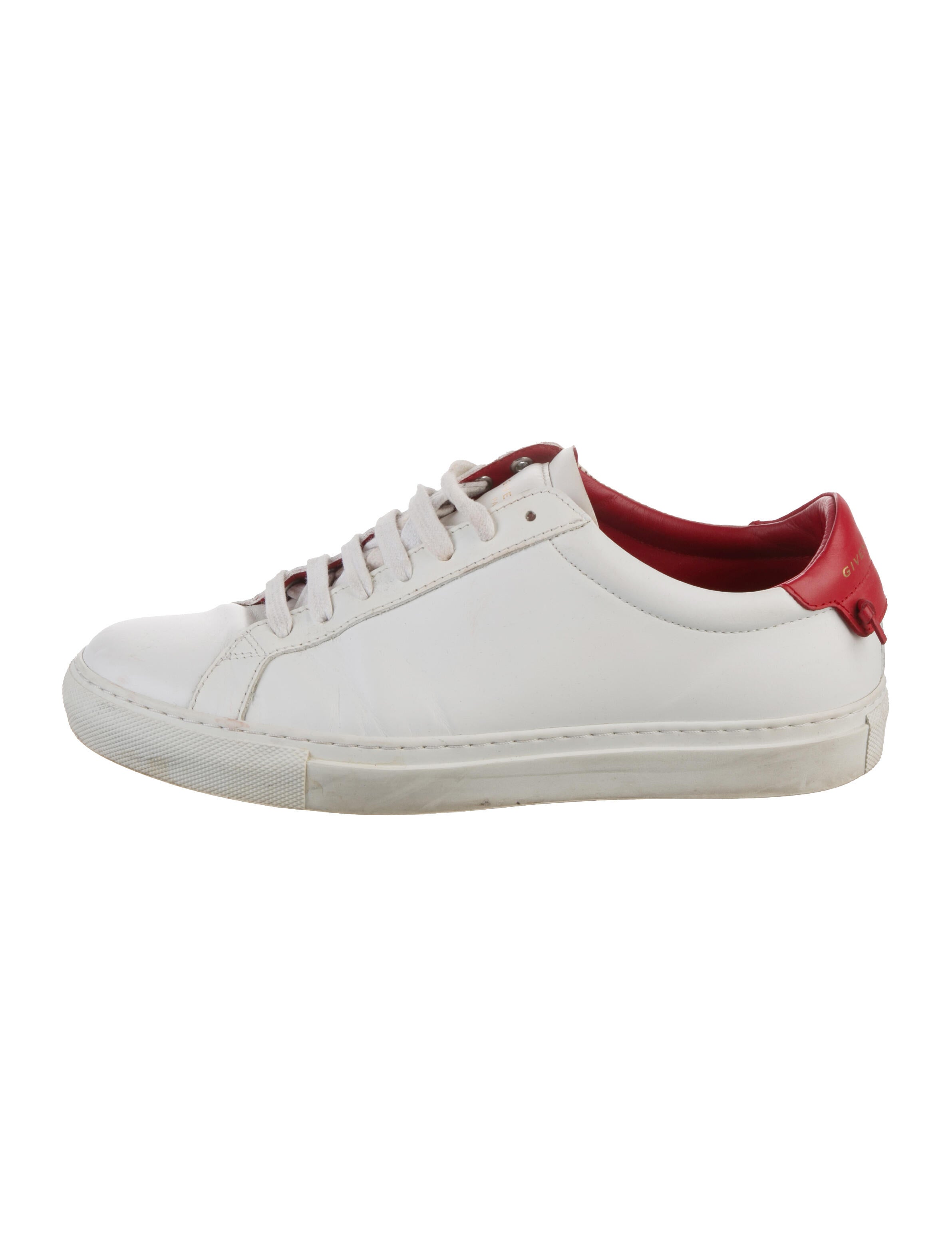 Givenchy Leather Colorblock Pattern Sneakers