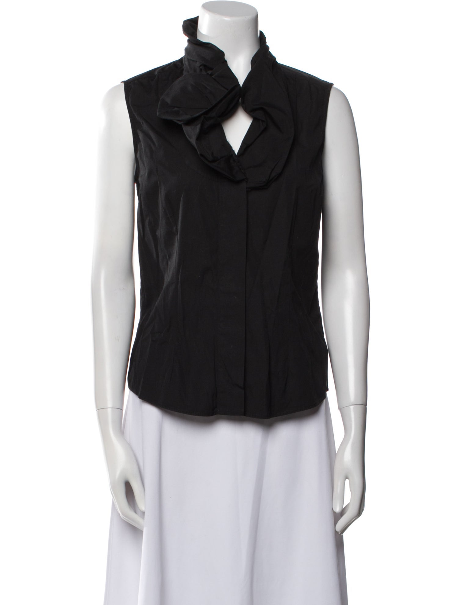 Givenchy Cowl Neck Sleeveless Top