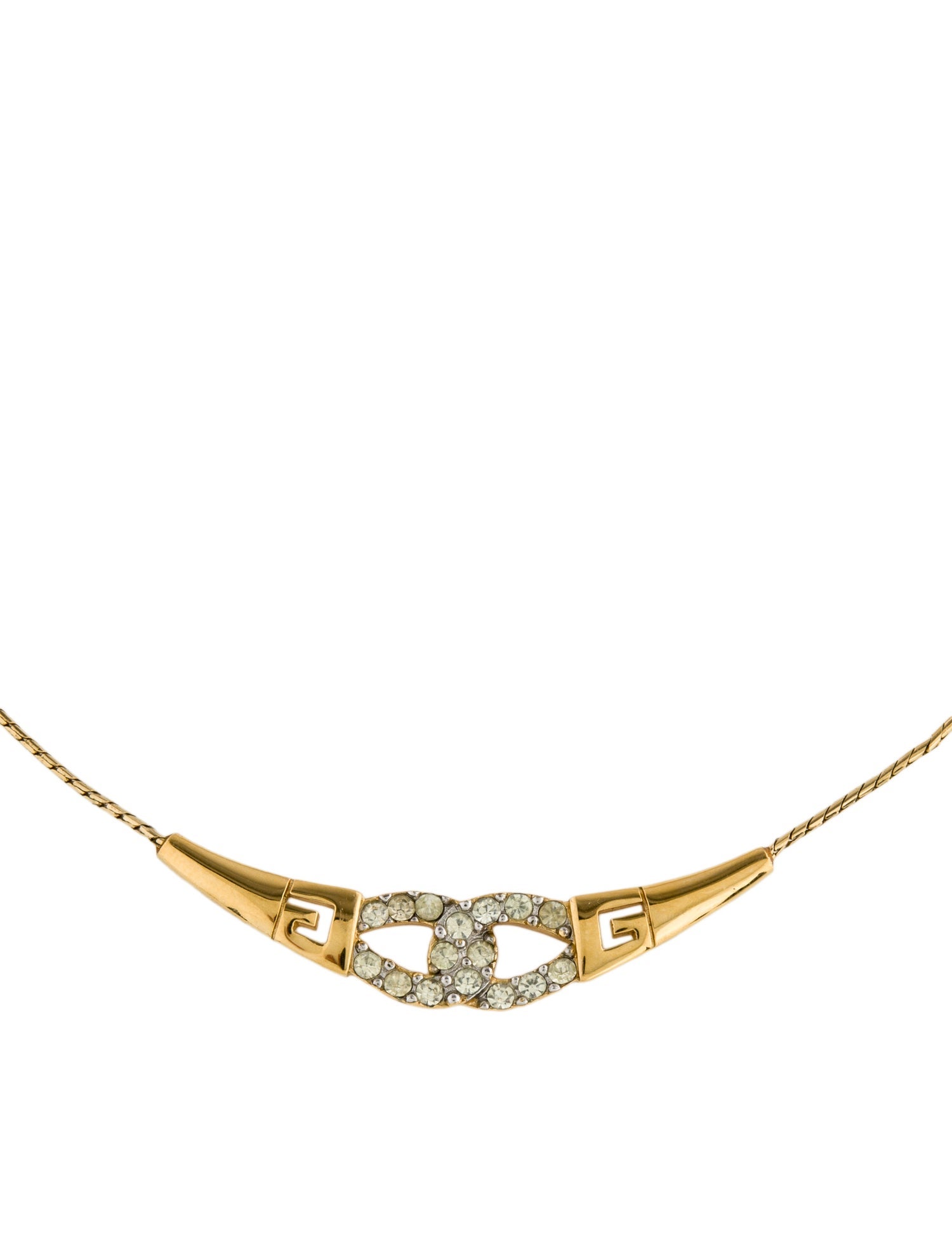 Givenchy Crystal Pendant Necklace