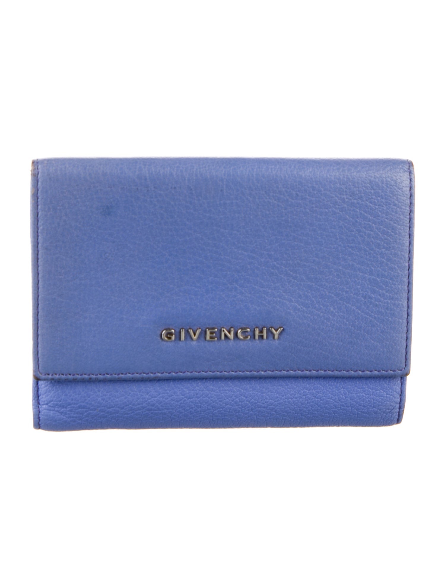 Givenchy Suede Printed Compact Wallet