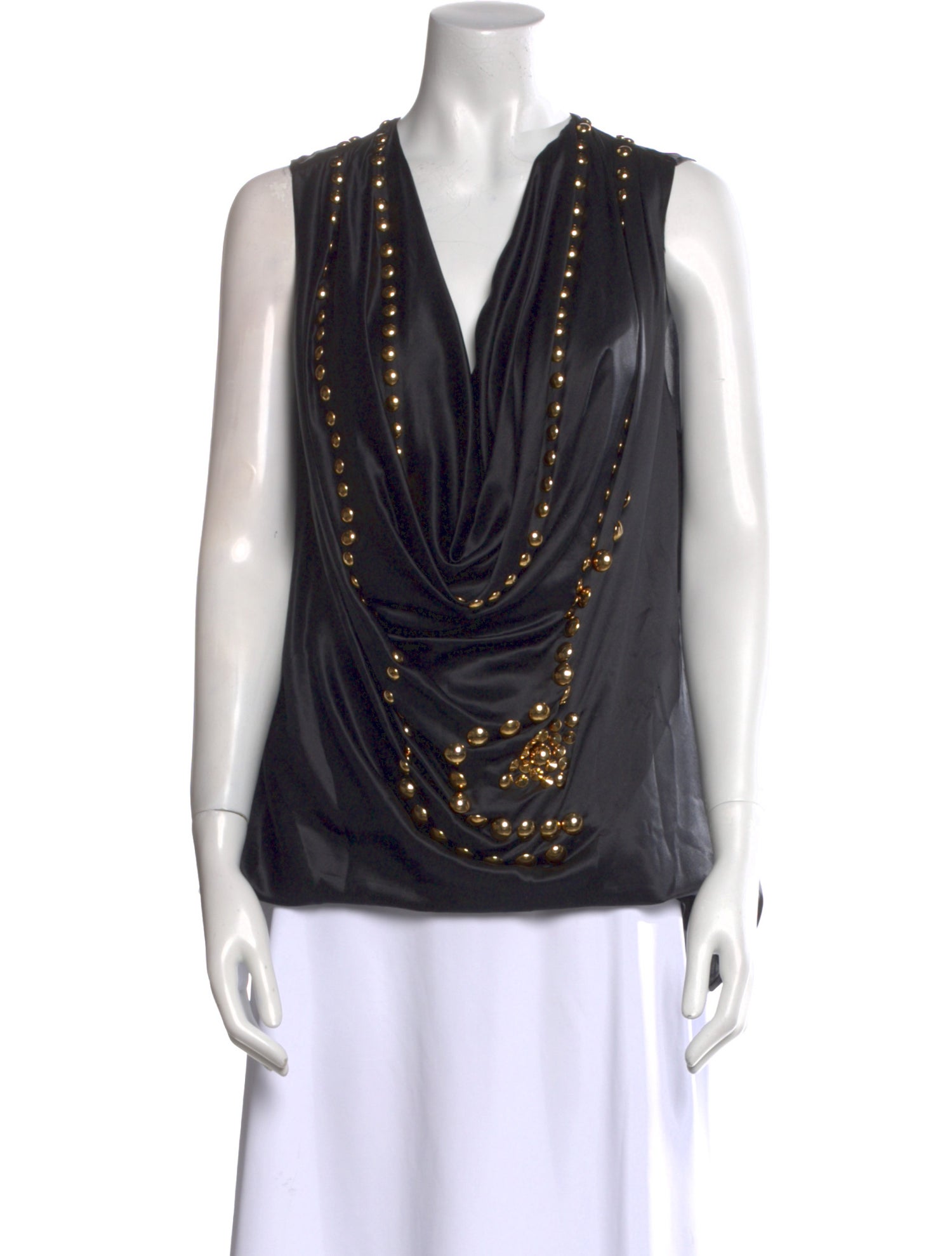 Givenchy Silk Cowl Neck Blouse