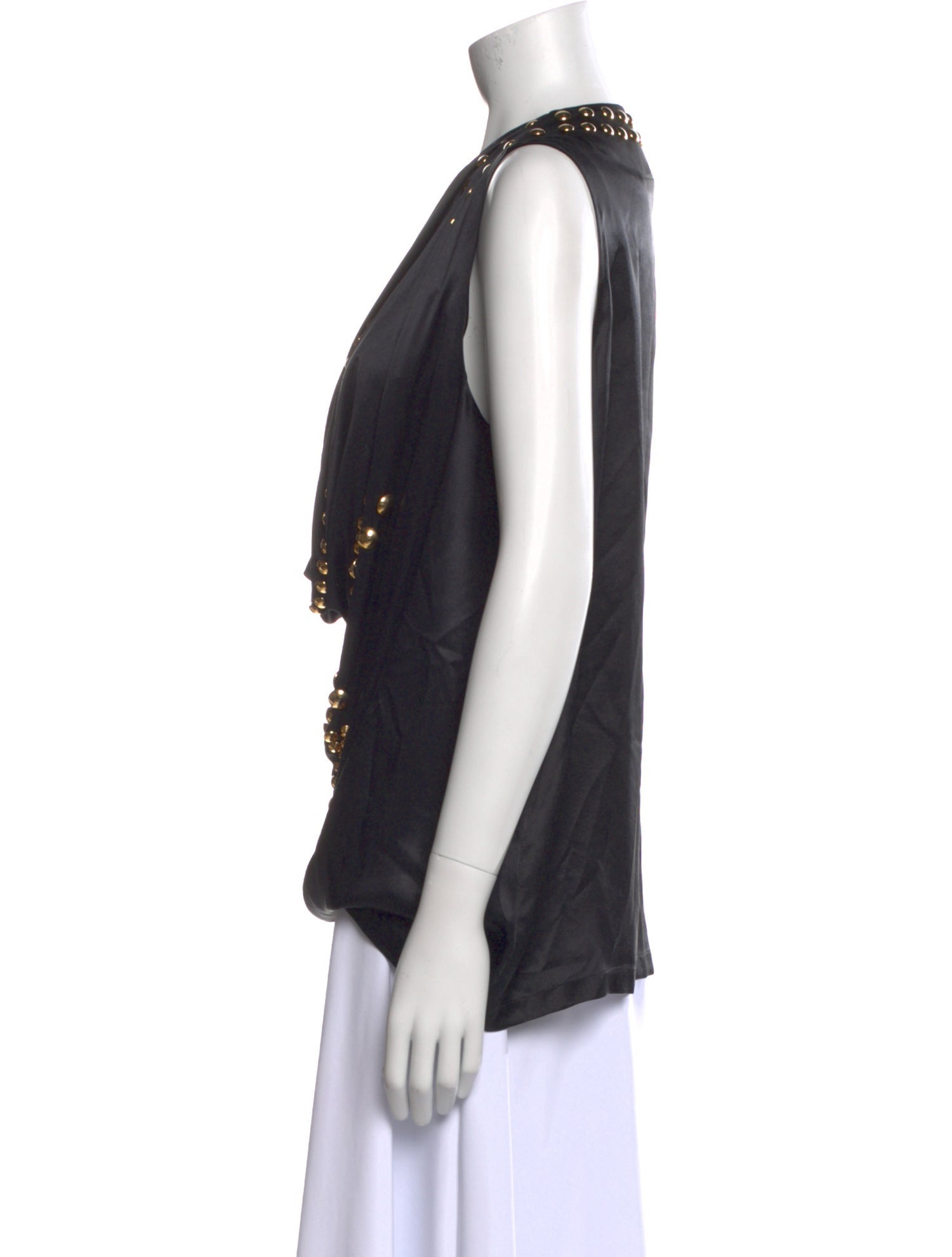 Givenchy Silk Cowl Neck Blouse