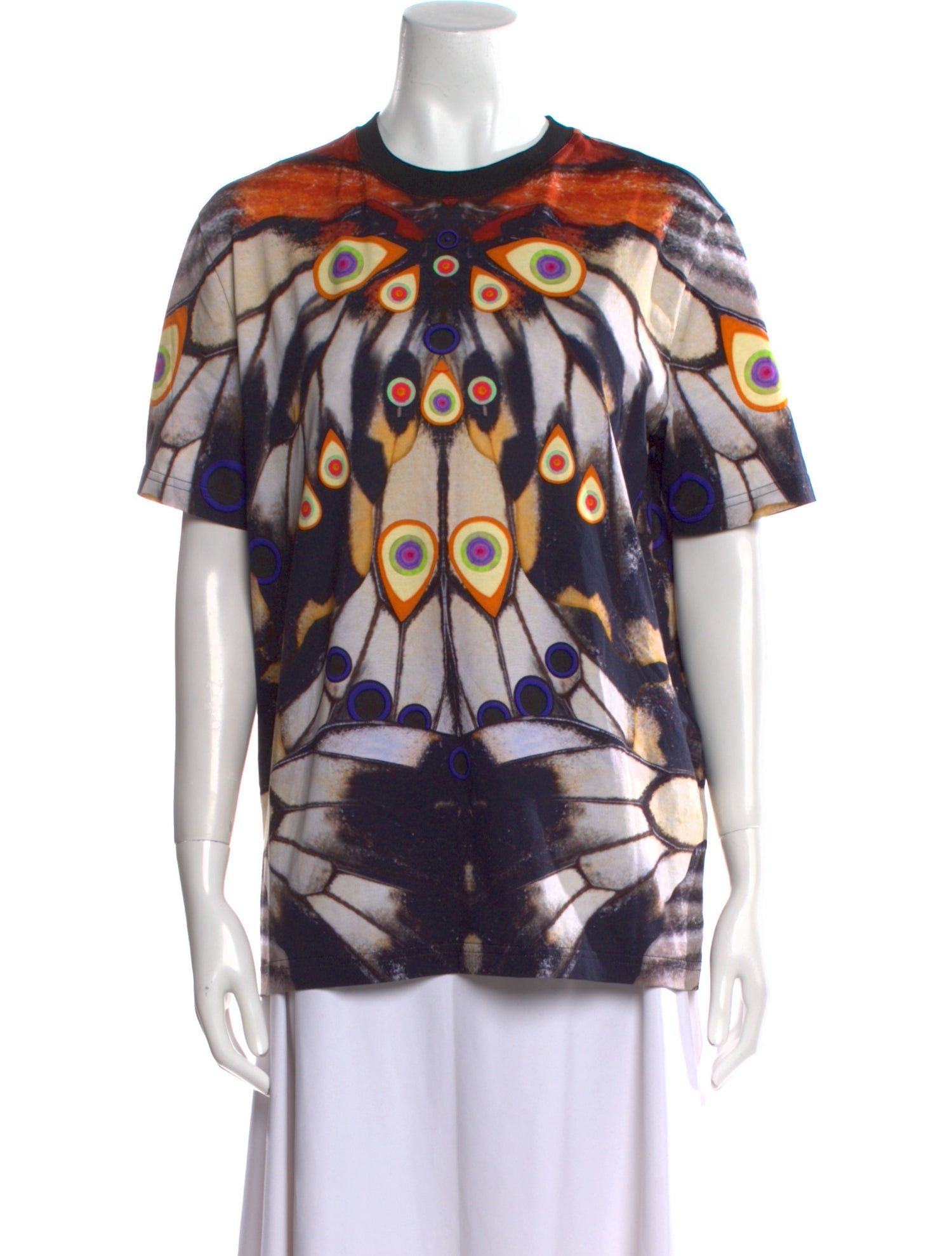 Givenchy Printed Crew Neck T-Shirt